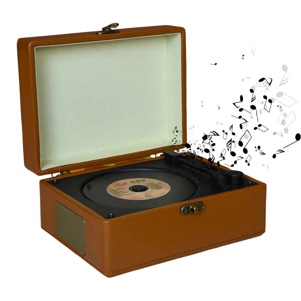 

Retro CD Player Built-in Speaker Wireless Bluetooth-Compatible 5.0 CD Player with Remote Control CD Music Player for Music Lover