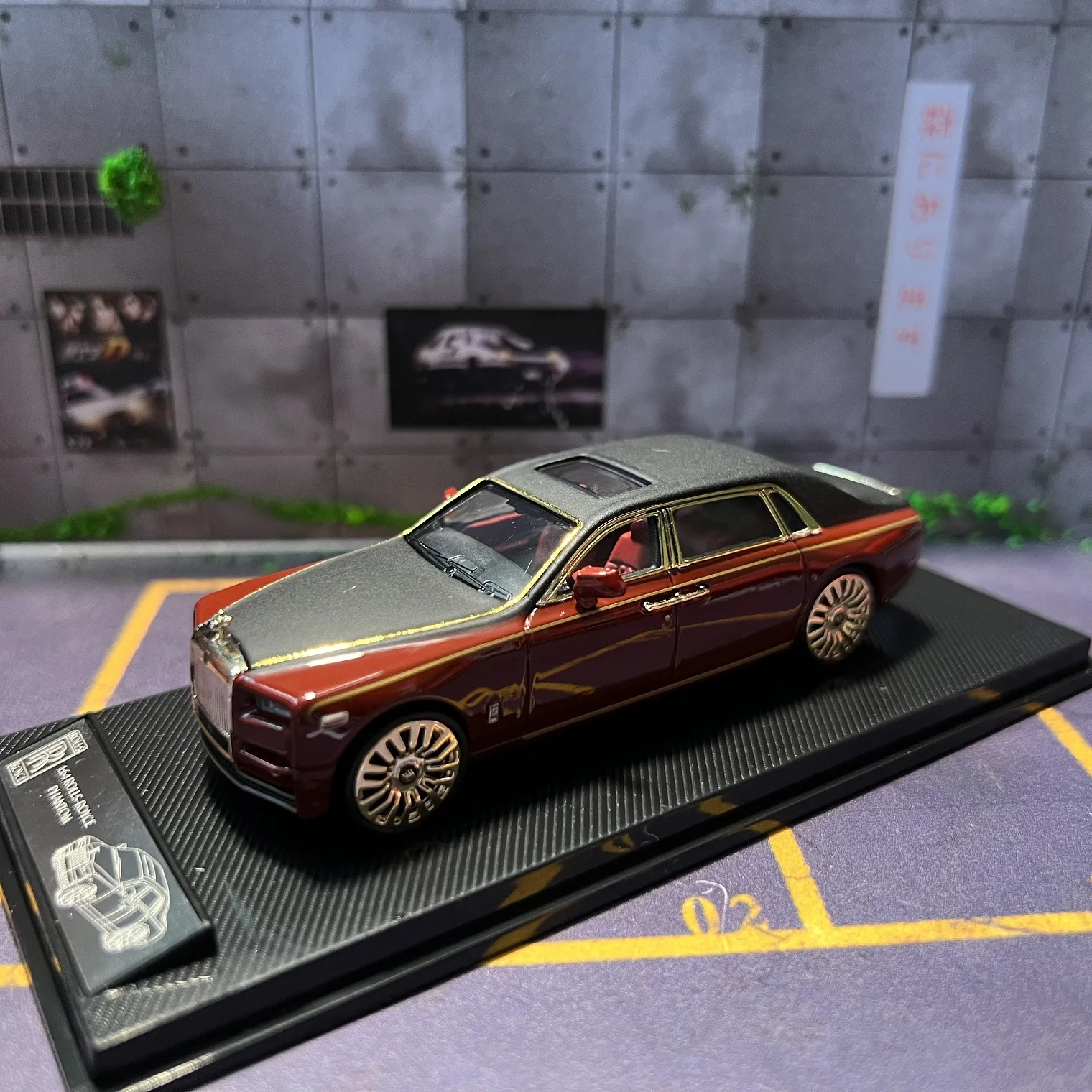 1/64 smallcarart Hengersor royce Visszajáró lélek Generáció diecast manöken autó Lá Visszajáró lélek