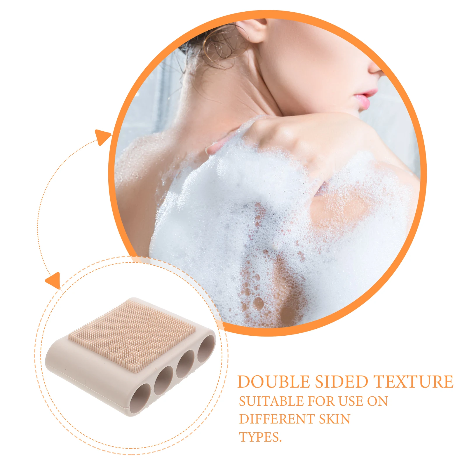 

Hair Scalp Massager Silicone Brush Deep Clean Stimulate Blood Flow Head Scrubber Shampoo Brush Smooth Frizz Remove Itch