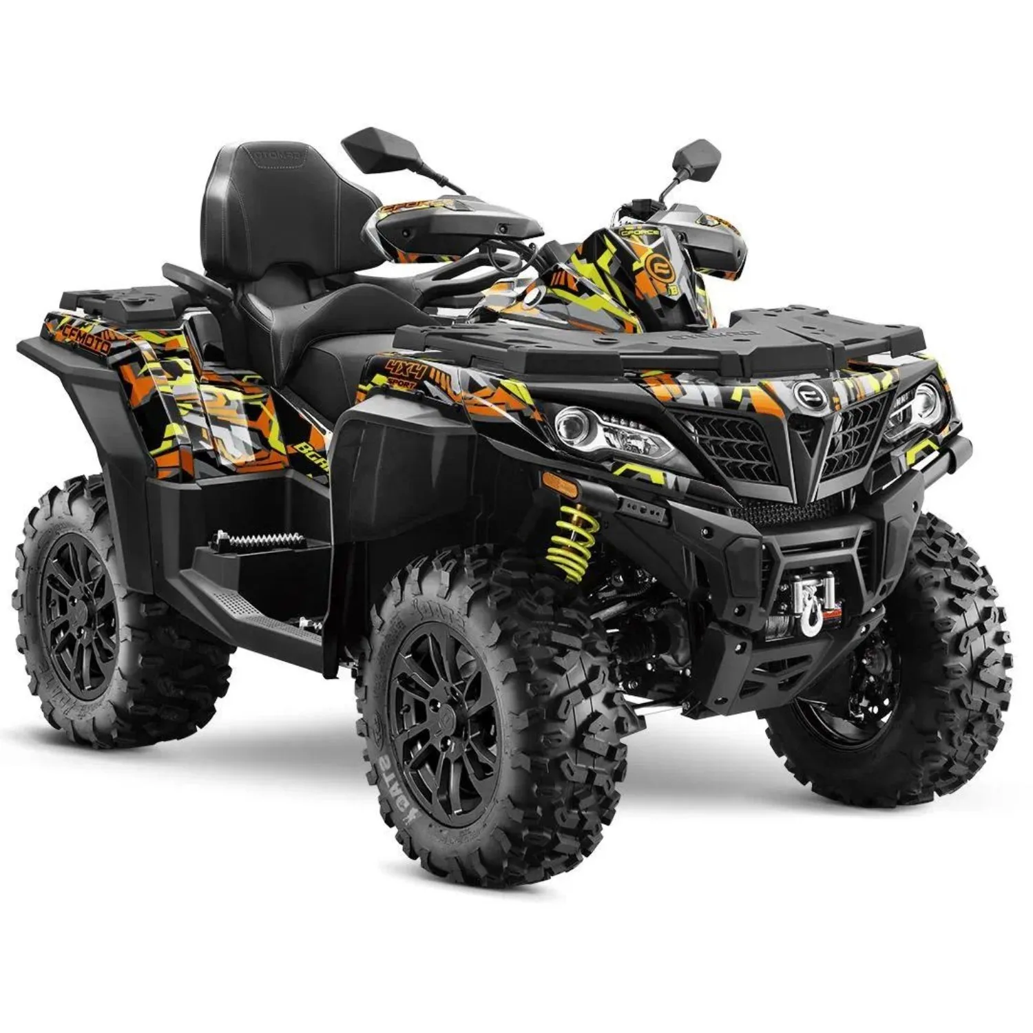 Body Fairing Sticker Decal Protective Quads / Atv 4x4 Full Graphic Kit For CFMOTO CFORCE 800 850 1000 2018-2023 G2 Design-32