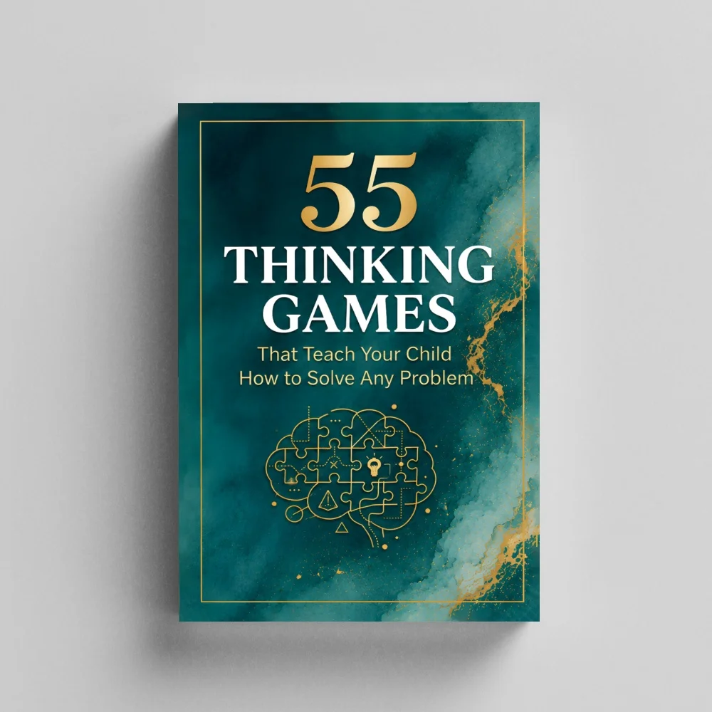 55 Thinking Games, Logic and Problem-Solving Activities for Kids, Critical Thinking, Focus and Family Learning