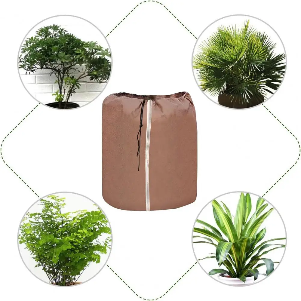 Plant Insulation Sleeve Insulated Plant Cover Winter Plant Set Anti freeze Insulation Film Proof Bag for Indoor