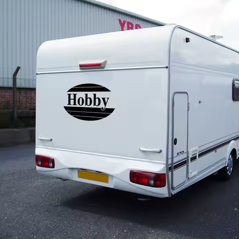 Car Hobby Graphics Stickers For Motorhome Horsebox Caravan RV Camper Van Body Decor Vinyl Decals Accessories