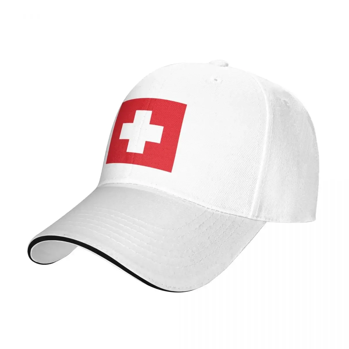 Swiss Cross | Ski Patrol Cap Baseball Cap baseball hat Snap back hat trucker hats women\'s hats 2023 Men\'s