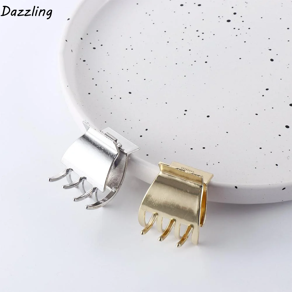Elegant Sweet Girls Female Korean Alloy Metal Hair Claw Hair Clip Hair Accessories Grasping Clip