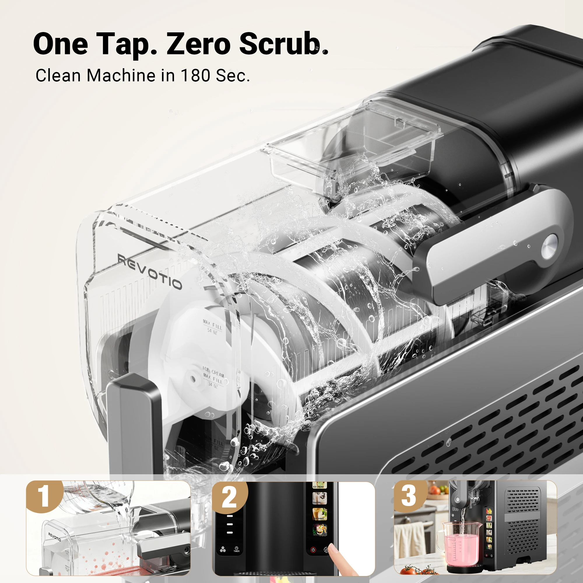 آلة Slushie لا حاجة إلى الثلج آلة Slushy للمنزل مع وظيفة التنظيف الذاتي صانع المشروبات الاحترافي المجمدة Margaritas