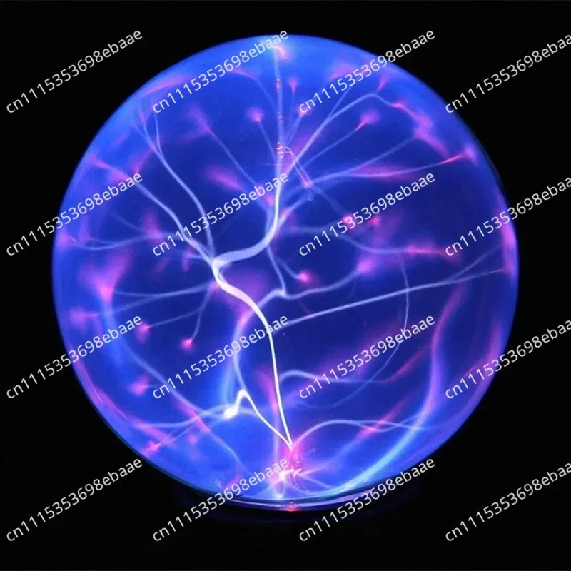 USB Sound Activated Plasma Ball, Magic Static Night Light with Touch Control, Novelty Decor for Bedroom & Party.