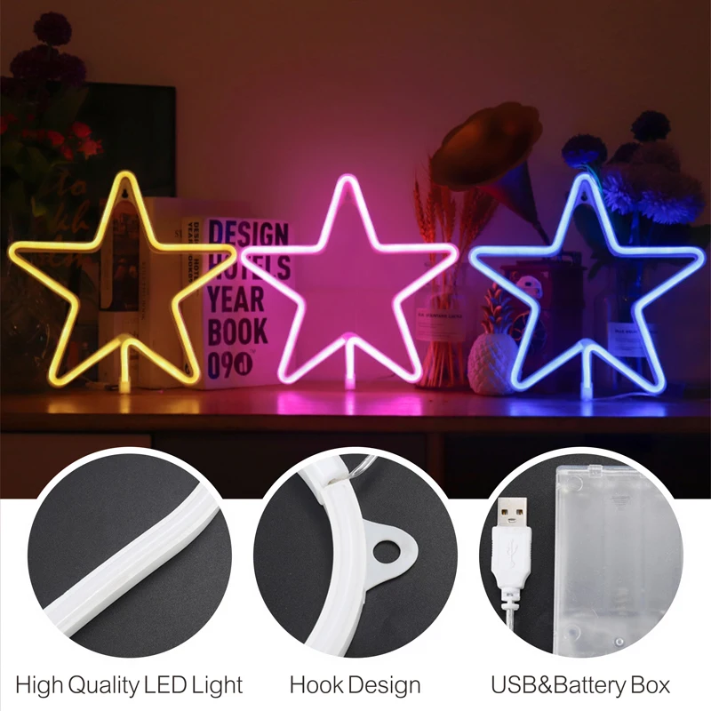 USB LED Neon Night Light Bell/Snow DC5V Christmas Creative Sign Wall Hanging Art Bedroom Decor for Holiday Room Home Party Gift