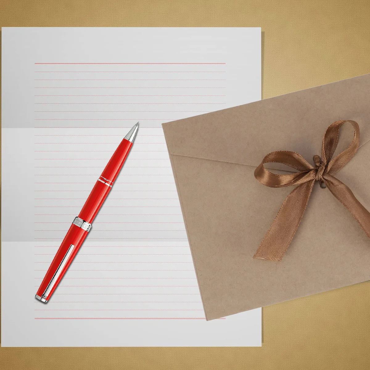 

10Pcs Retro Creative Bow Envelopes Solid Color Paper for Wedding Birthday Invitations Party Kraft Photo Letter Blank