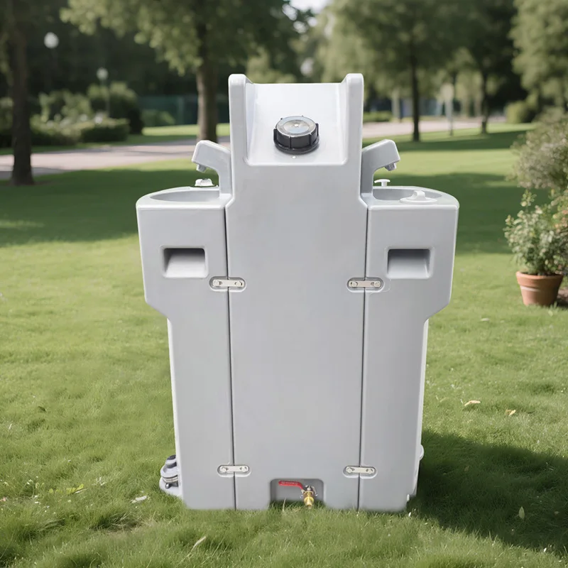 

Outdoor portable mobile single and double sink Integrated plastic induction sink Terrace Courtyard sink