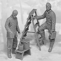 1/32 Die Cast Resin Figure Model Assembly Kit Resin Soldier DIY Kit Needs Assembly Unpainted