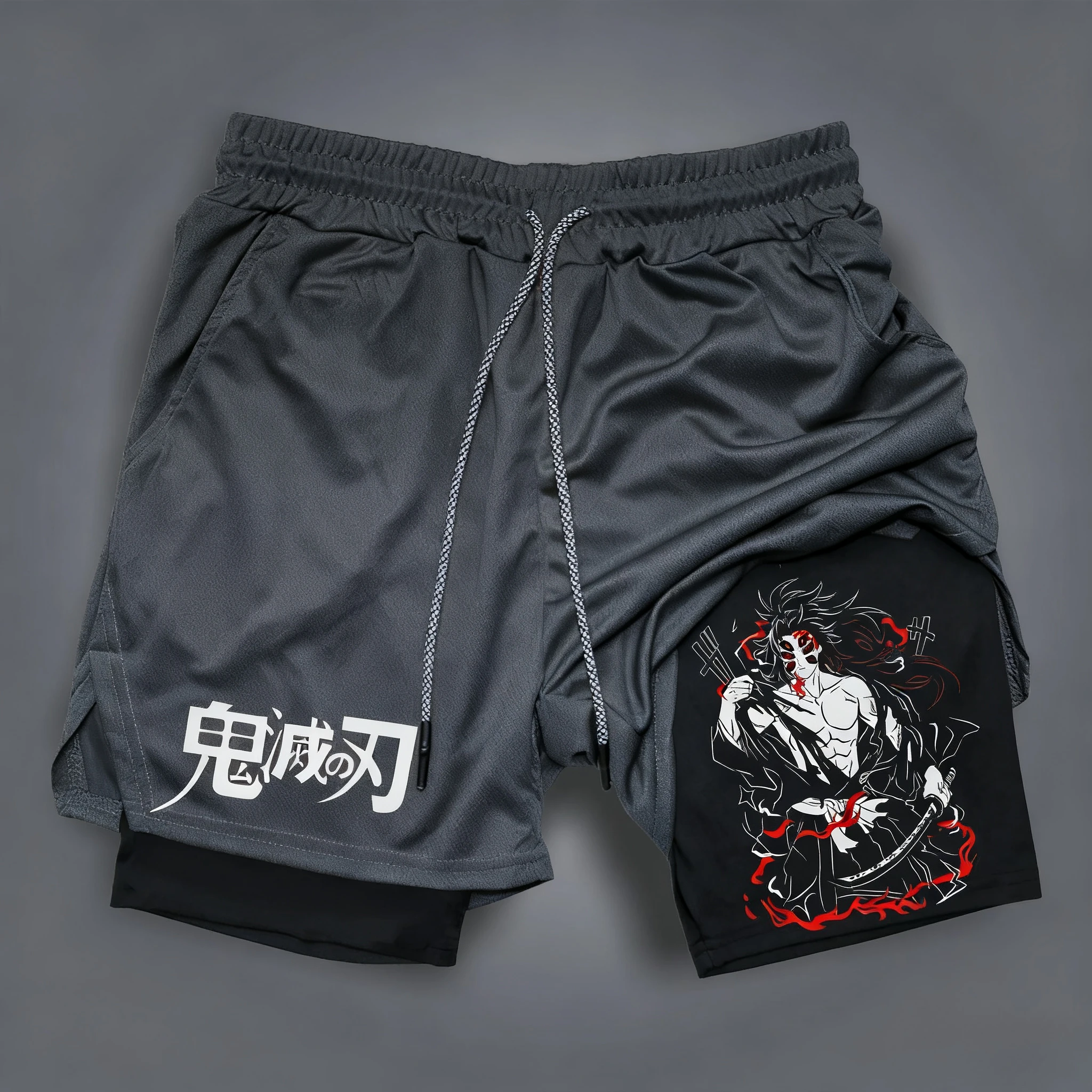 nova-moda-demon-slayer-kimetsu-no-yaiba-anime-masculino-calcoes-de-ginasio-verao-solto-calcas-esportivas-dupla-camada-calcas-de-fitness-streetwear-y2k