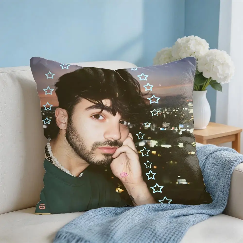 Internet Celebrity Fede V-Vigevani Cushion Cover Square Pillow Bedroom Sofa Leisure Comfort Living Room Home Decoration 40X40