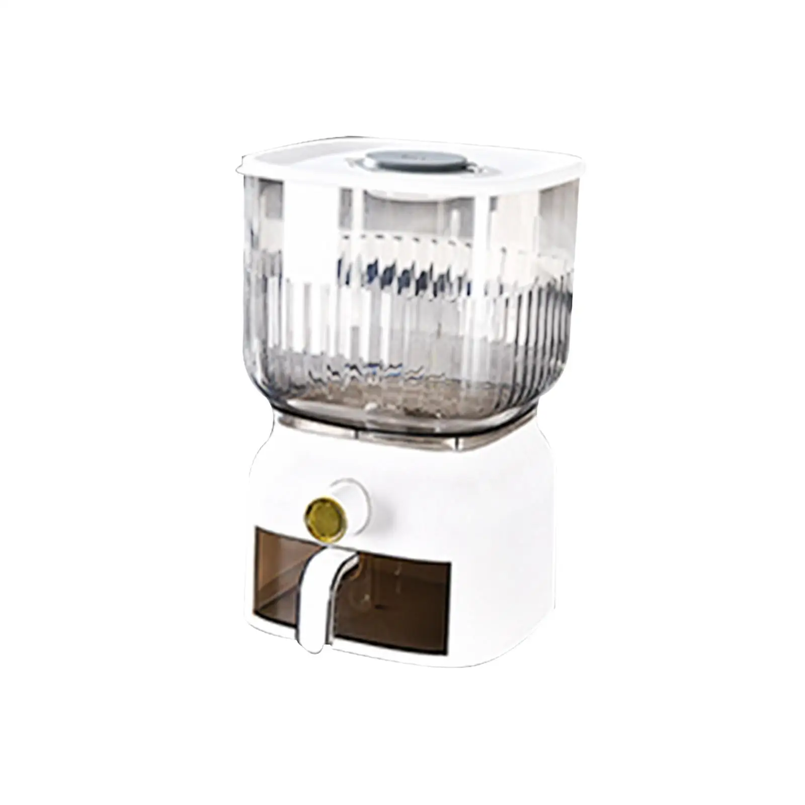 Large Capacity Rice Dispenser ,Cereal Countertop Bin ,Kitchen Storage Organizer,