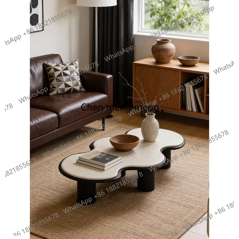 

RR Irregular coffee table medieval retro hotel B & B creative cloud coffee table advanced sense