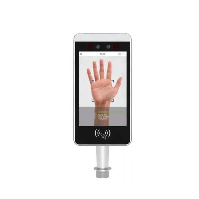 2026 8 Inch Time Attendance Management Access Control Biometric Face Recognition Terminal Tools