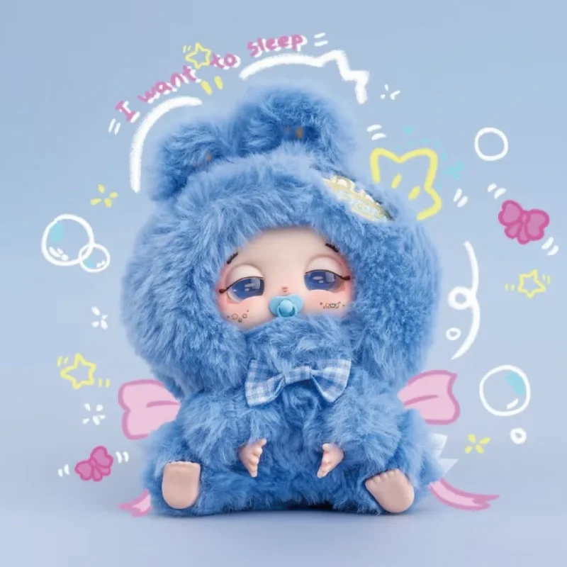 사전 판매 20일 쿤바오 두두 행운의 플러시 블라인드 박스 귀여운 동물 미스터리 서프라이즈 선물 소녀 생일용