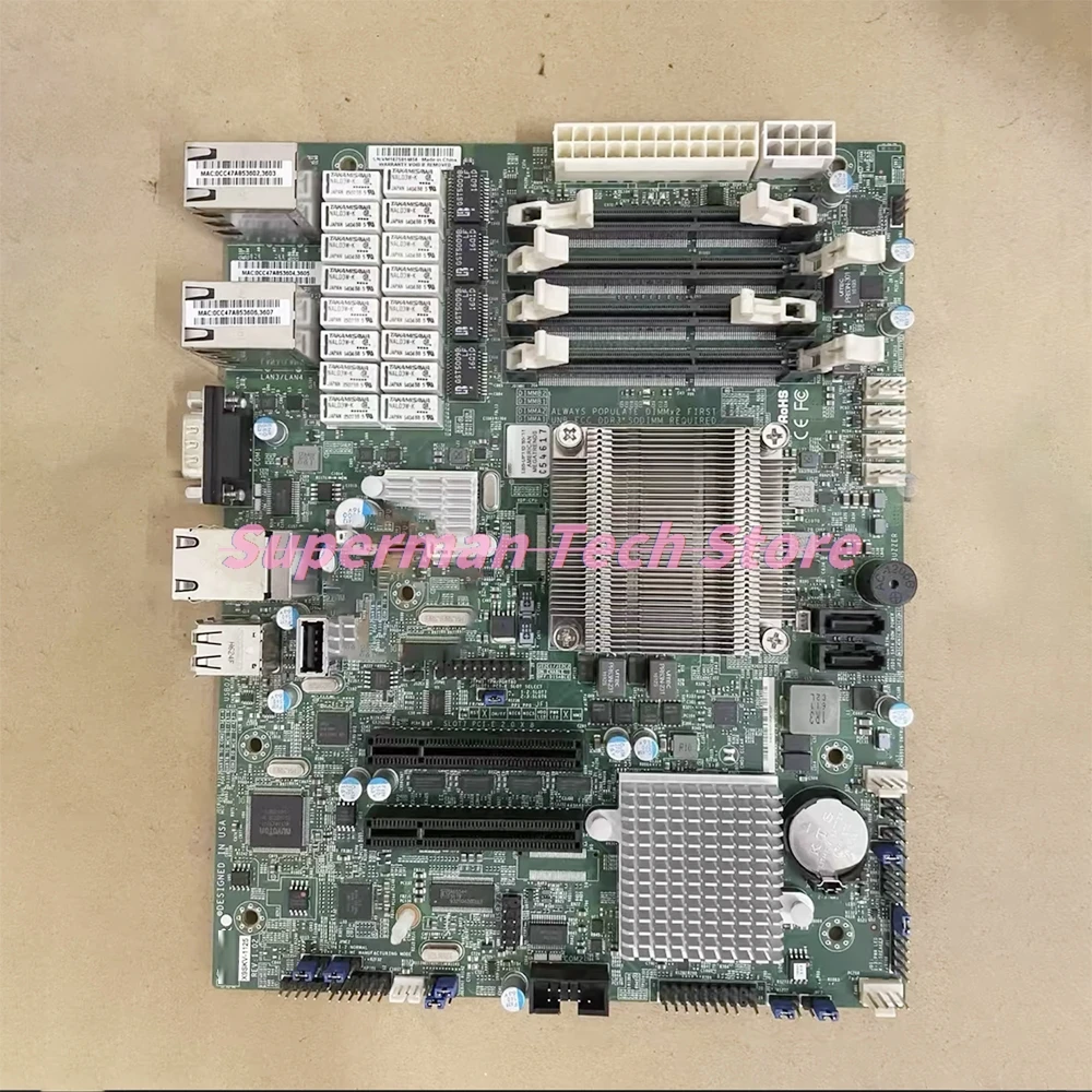 X9SKV-1125 Server Motherboard Integrated With E3-1125C Processor