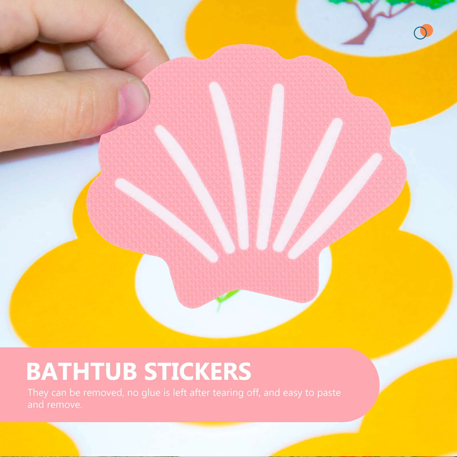 

1Set Anti Slip Bathroom Stickers Peva Bathtub Decals Shower Floor Non Skid Stickers Cartoon Pattern Non Slip