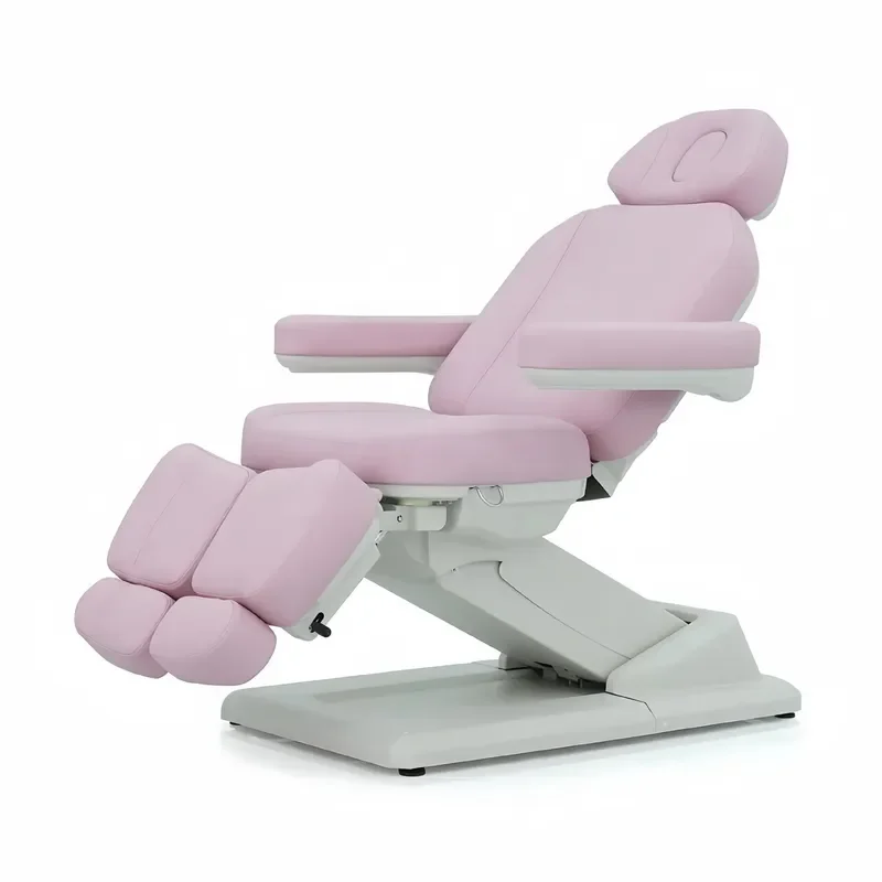for Spa Salon Furniture Cosmetics 3 Motors Pink Cosmetologist Bed Facial Cosmetic Foot Patches