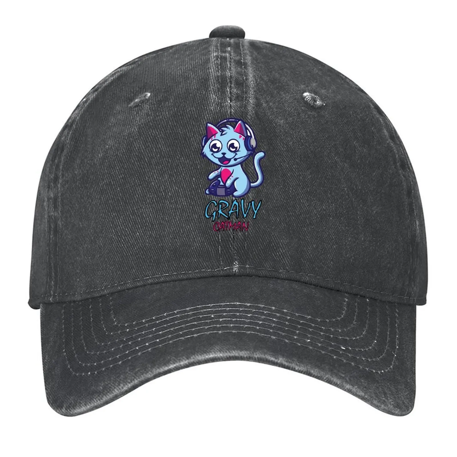 

Gravy cat Man gravycatman gaming Baseball Cap Beach Outing Luxury Brand party Hat Snapback Cap Women's Golf Clothing Men's