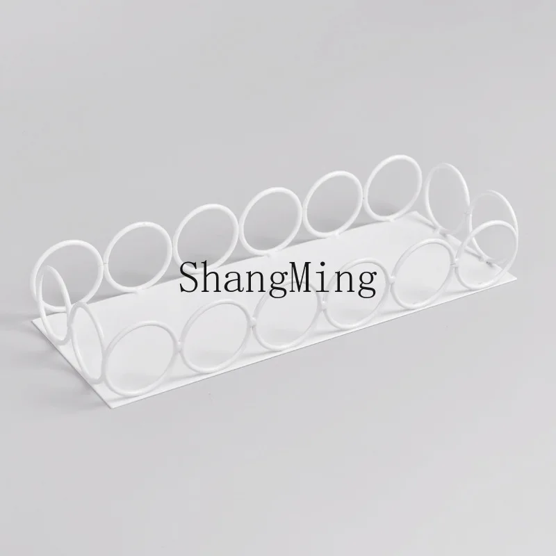 

CL dessert rack snack tray wedding wrought iron cake rack pastry fruit basket display white long tray