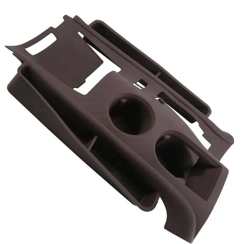 M49K-For Toyota Sienna Interior Modification Accessories Silicone Protective Mat Central Console Cup Holder Mat Brown