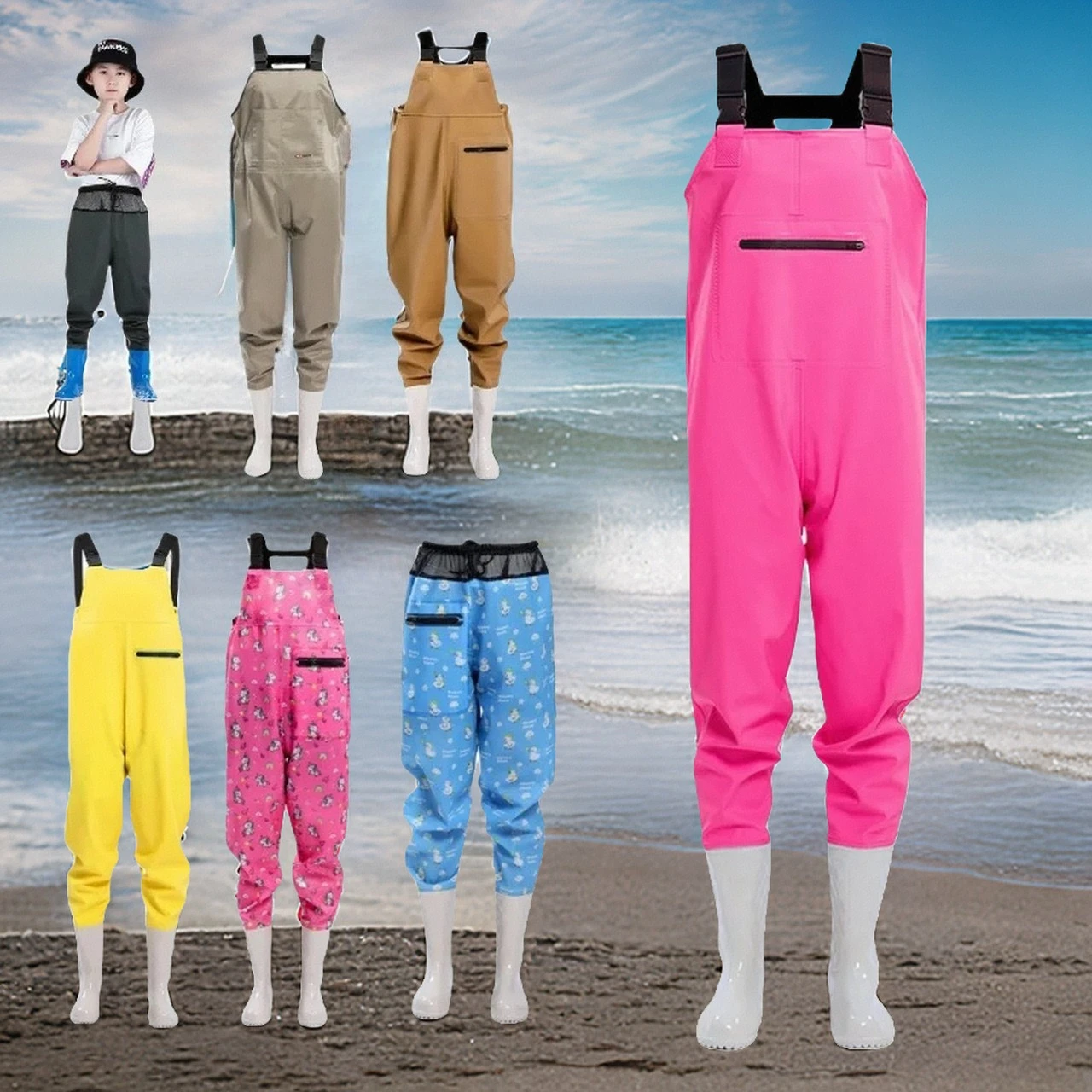 

Waterproof Fishing Pants with Chest Waders Boots Shoes Men Women Jerseys Waters Wader Set Thickened Apparel Clothes