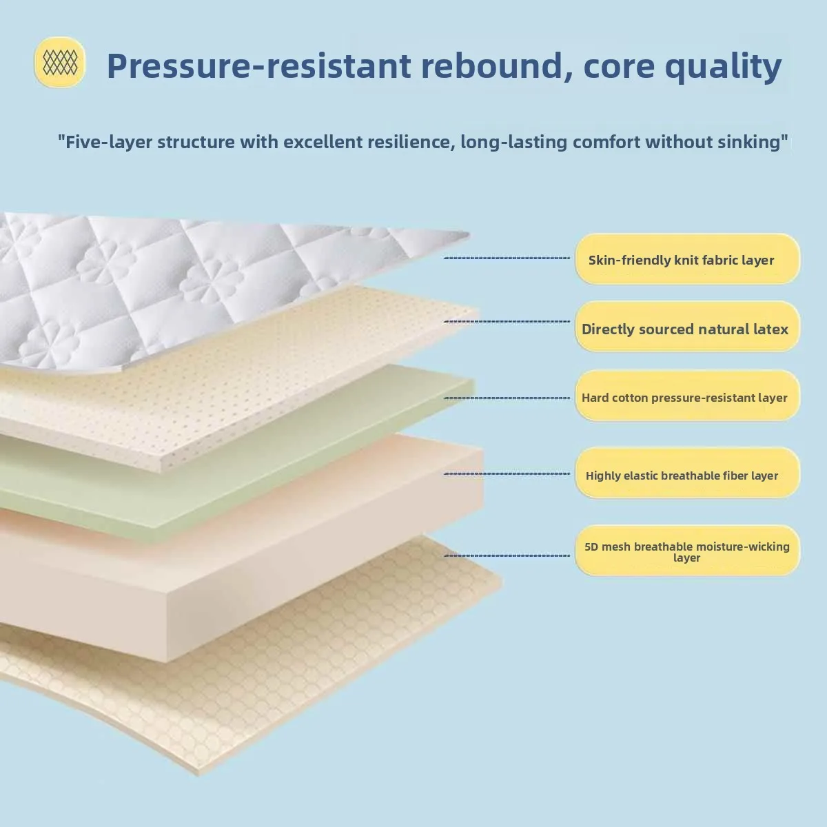 Thiened Latex Sponge Soft Pad Matr for Rent Single Tat Pad Student Dormi Home Use Tat Mat Bedding Supplies - view 2
