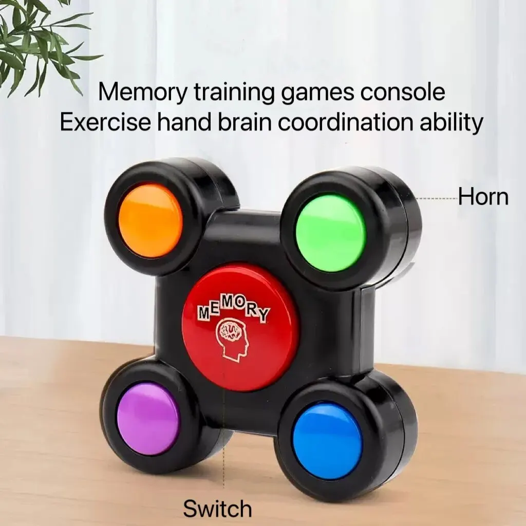 1 Pcs Memory Training Game Machine Development Brainstorming Creative Toys Interactive Clearance Button Toys