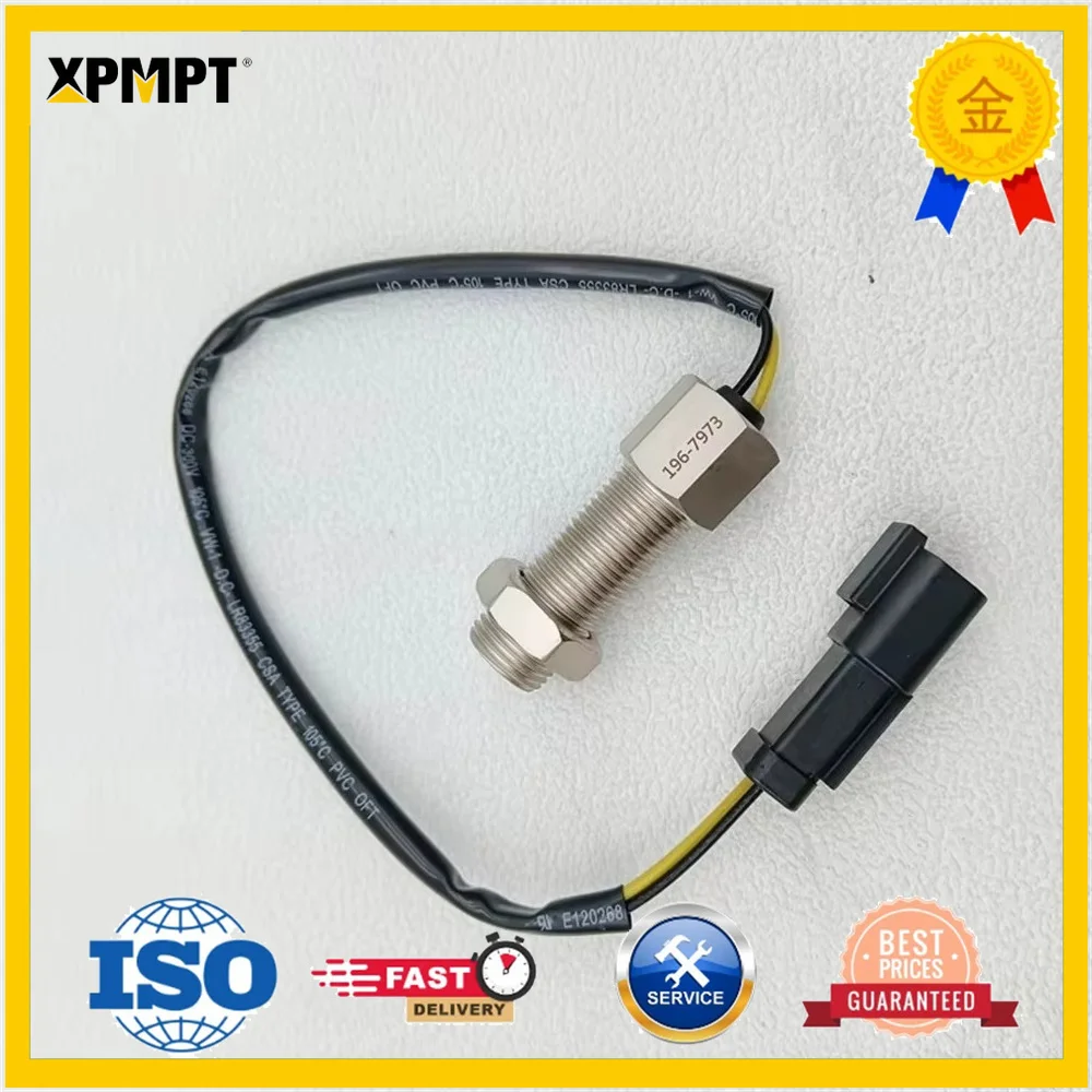 Construction Machinery Parts GP Speed Sensor 196-7973 1967973 For Excavator CAT 315C 320C Engine 3046 3066