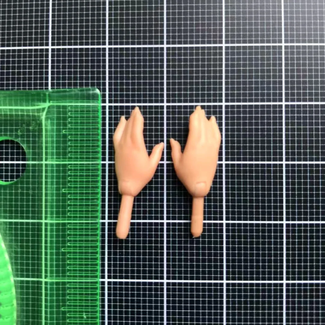 1/6 Puppe Ersatz Hände Mit Nagellack Puppe Teile Weiß Braun Schwarz Farbe Hände LOL Kleine Schwester Puppe Teile – Detail 4