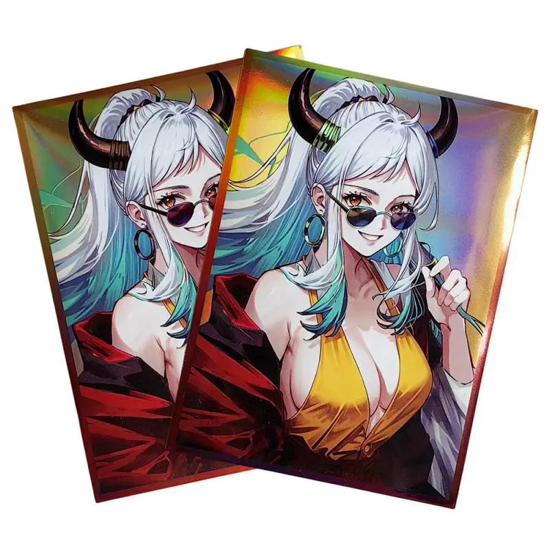 

60 шт./компл. Yamato DIY флэш-карта рукав OPCG аниме игровая коллекция карта защитный чехол подарочная игрушка 67*92 мм