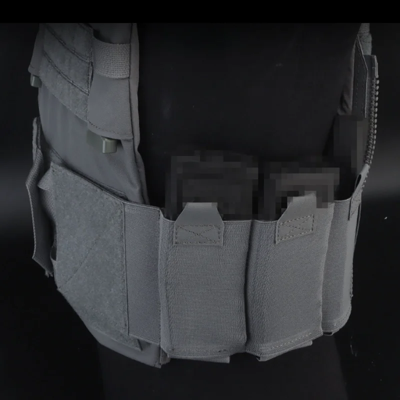 سترة صيد LV-119، حجرة جانبية سريعة التحرير، سحاب توسيع خلفي، مشبك صدر 2.5 بوصة