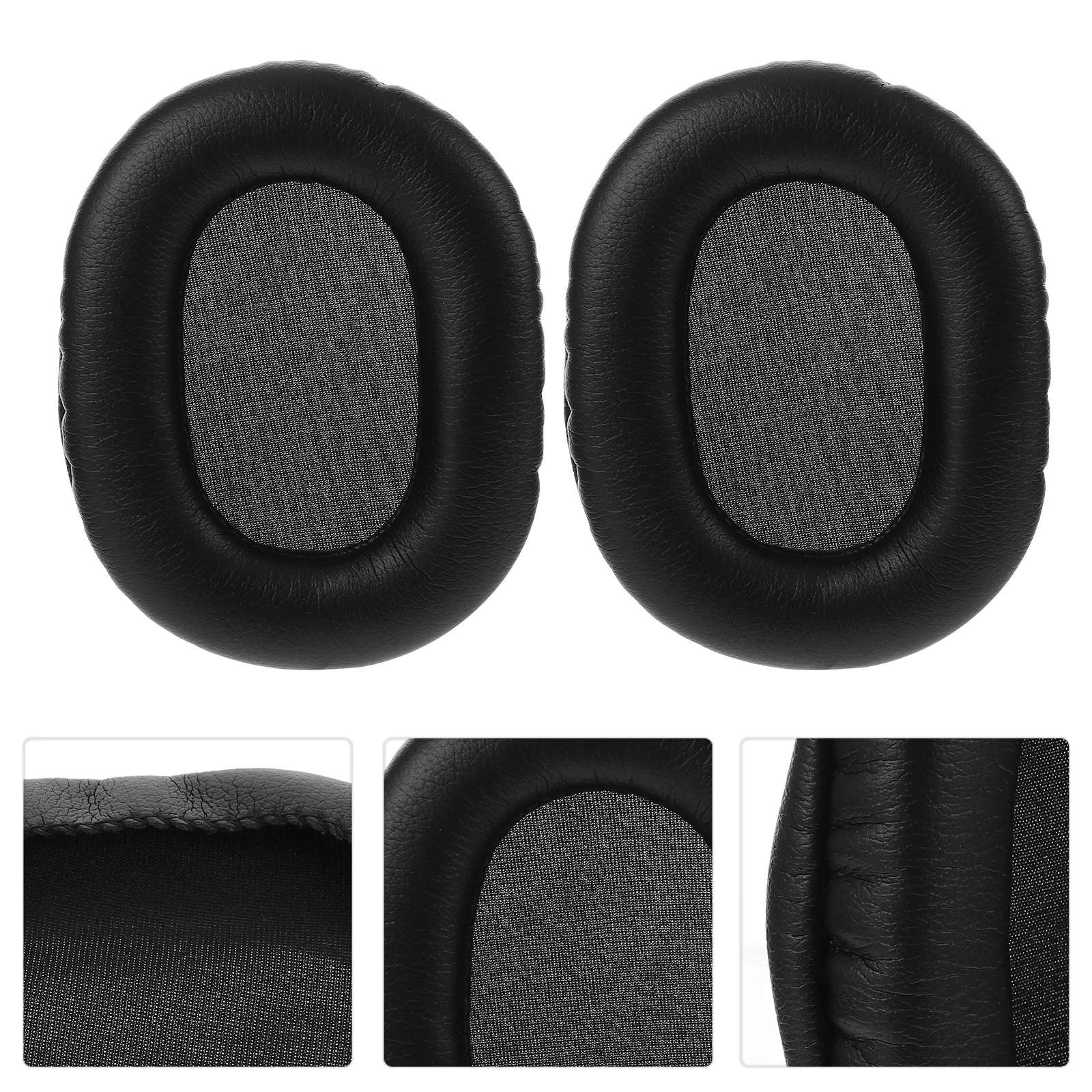 

2Pcs Earphone Replacement Pads Soft Comfortable Headset Covers Noise Isolation Ergonomic Design Long Time Use Professional