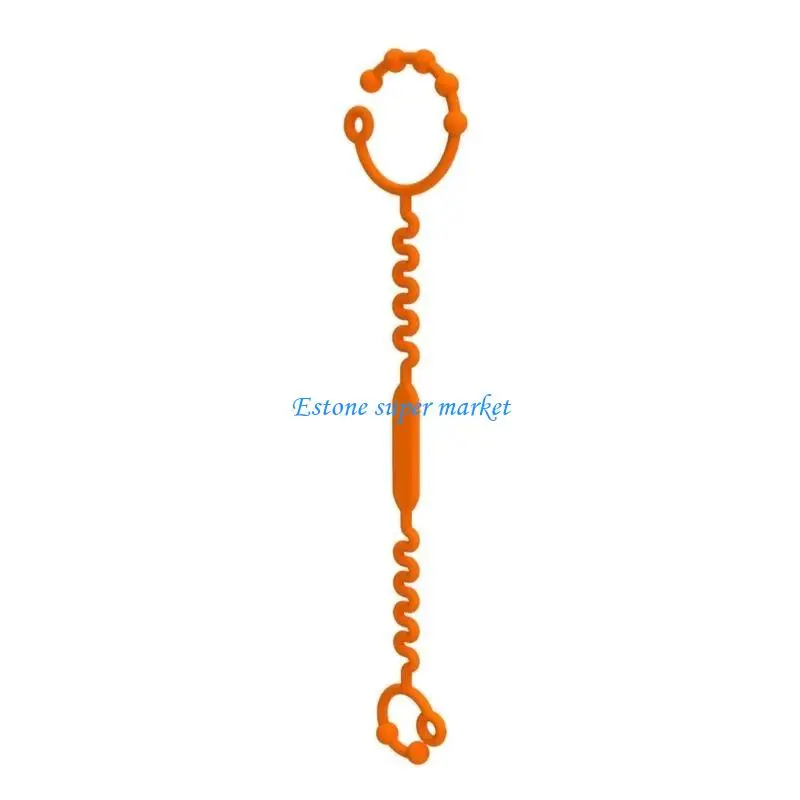 090B Baby Essential Safety Strap for Bottles & Cups Silicone Not Drop Leash Silicone Adjustable Strap Comfortable for Kids