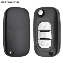 Car Remote Key Shell Case For Renault Fluence Megane Clio Kangoo Master Modus Twingo Replacement Case 3 Button with Uncut Blade
