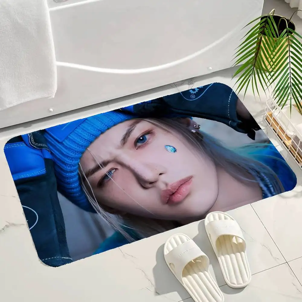 

Kpop F-felix Room Mats Retro Multiple Choice Living Room Kitchen Rug Non-Slip Welcome Rug