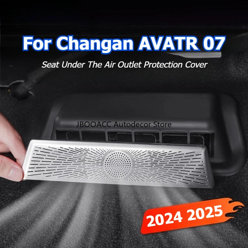 

Для Changan AVATR 07, защитная крышка для воздуховыпускного отверстия под сиденьем, вентиляционное отверстие, антиблокировочные аксессуары для интерьера