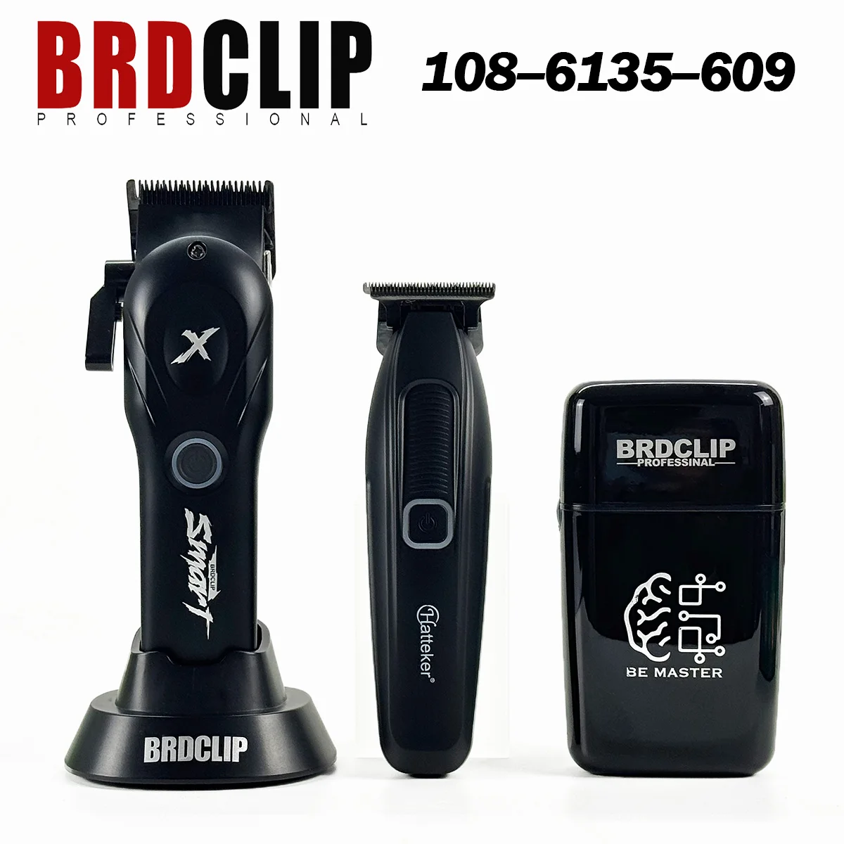 

BRDCLIP Professional Electric Hair Clipper Barbershop BRD-108 FA1981 Trimmer Shaver 609 10000RPM Hair Finish Machine DLC Blade