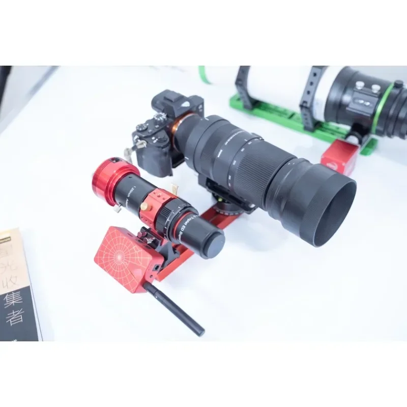 SLR Camera Telephoto Lens for Astronomical Photography Installation Equatorial Mount Upper Double Card Slot