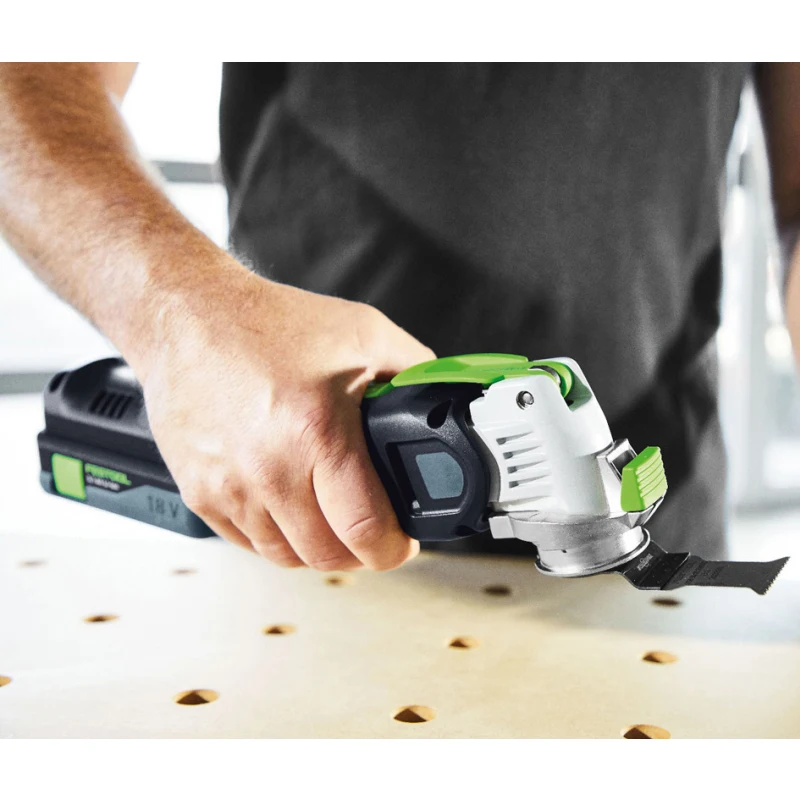 FESTOOL OSC 18 E-Basic Cordless Swing Saw VECTURO 18V Oscillatory Cutting Power Machine 19500OPM With Toolbox 577948 Bare Tool