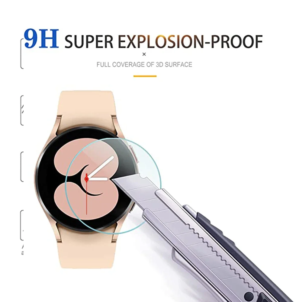 3 Pcs Tempered Glass for Samsung Galaxy Watch 7 Ultra 6 5 4 40 44mm Screen Protector Film for Watch 6 4 Classic 47 46 5 Pro 45mm image 5