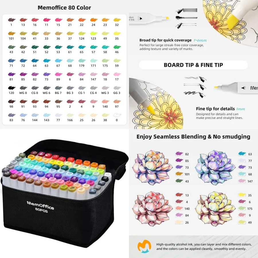 set-di-pennarelli-ad-alcool-per-artisti-a-doppia-punta-da-80-colori-con-custodia-per-il-trasporto-ideale-per-colorare-disegnare-schizzi-creare-biglietti-illustrati
