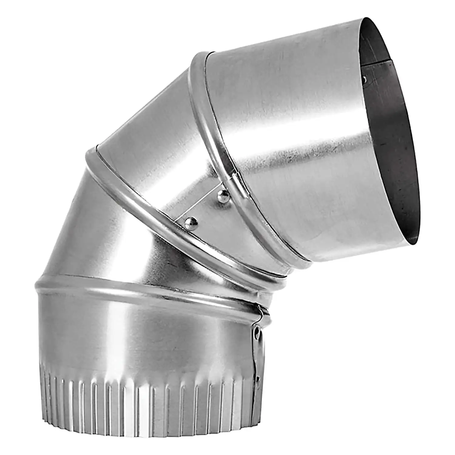 

2310 4-In. 90° Aluminum Adjustable Elbow, Adjustable