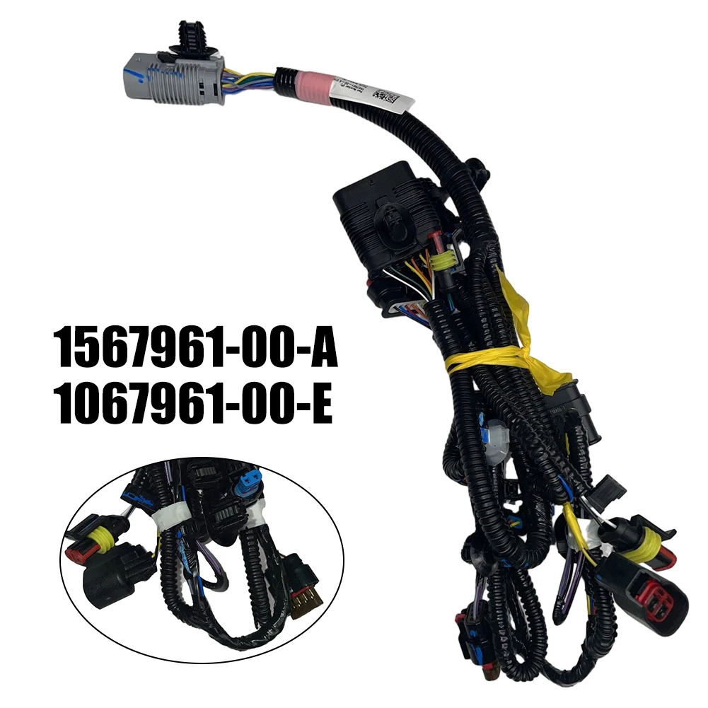 

Newest 1567961-00-A 1067961-00-E For Tesla Model 3 Front Radiator Support Fan Gantry water tank rack wiring Harness compatible