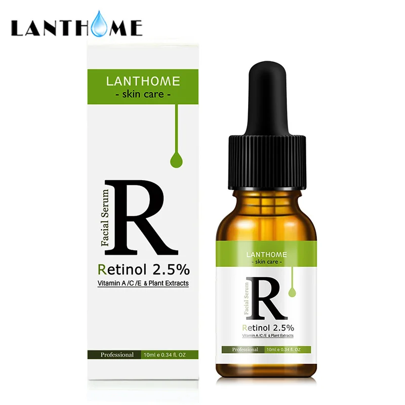 

10ml Retinol Facial Serum Anti Wrinkle Fade Dark Spots Moisturizing Whitening Serum Essence Fade Acne Mark Face Skin Care
