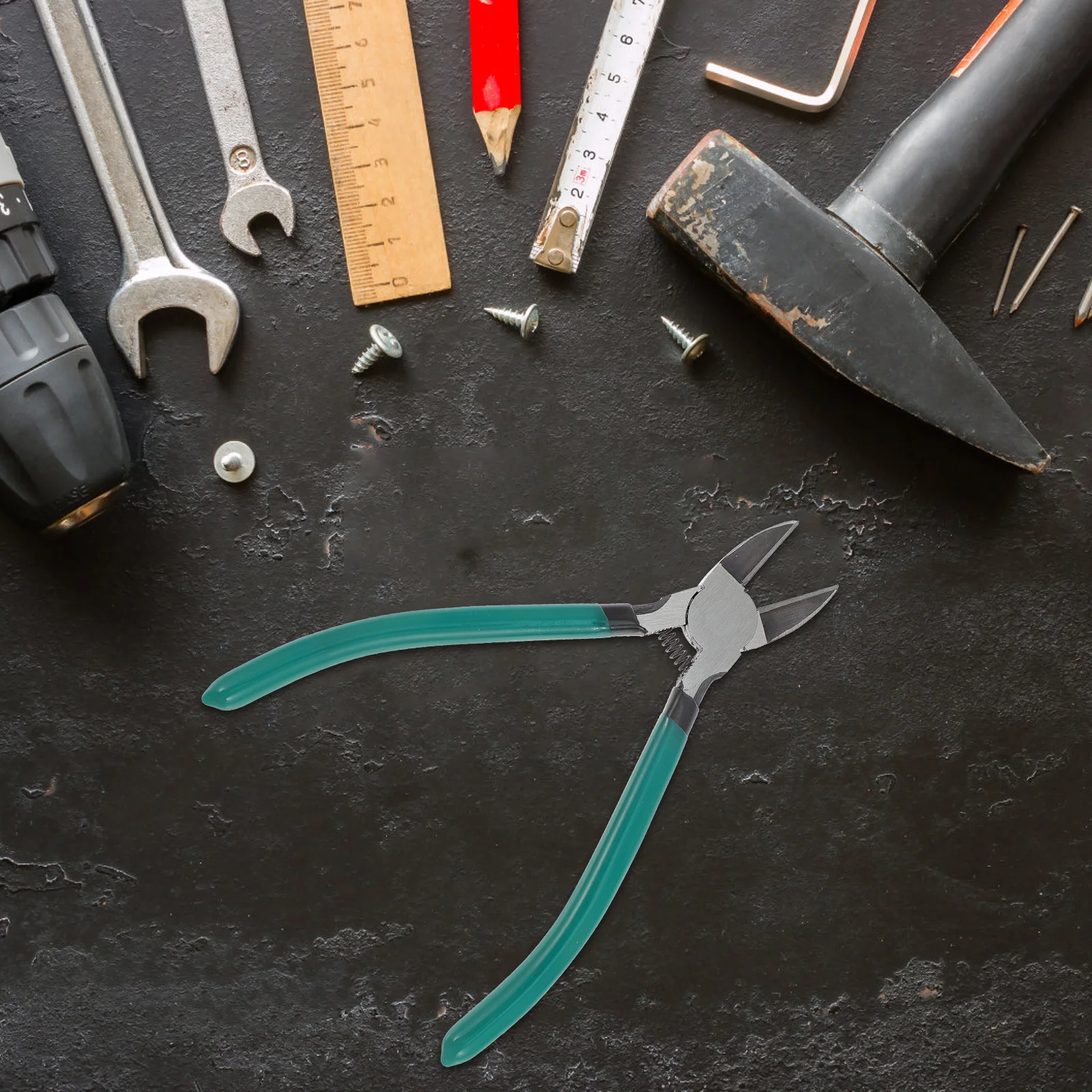 

Steel Wire Cutter 6 Inch Precision Side Cutter Sharp-Nose Pliers Practical Electrical Repair Cutting Pliers Wire Stripper