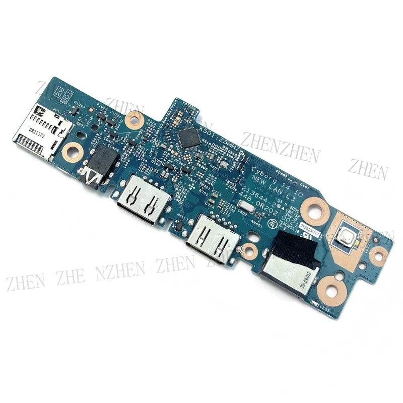 S New 0FTKJ8 USB Audio RJ45 Power Button Board for Dell Latitude 3420 E3420