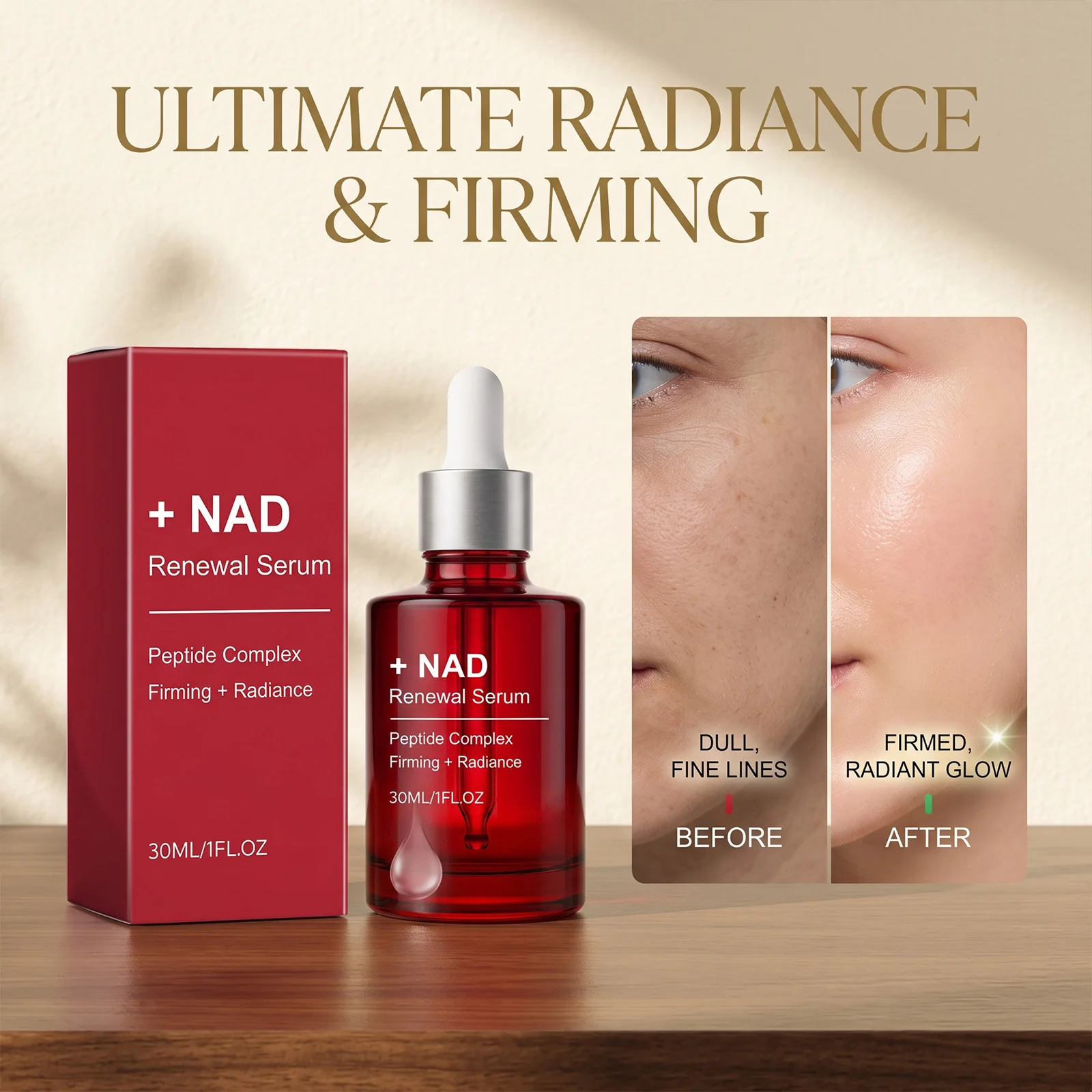 Nourishing Renewal Face Serum Deep Hydrating Plumping Clear Complexion Smooth Soft Radiant Glow Essence All Skin Types Care